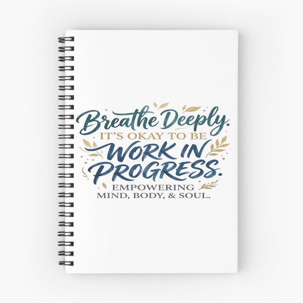 Item preview, Mind and Wellness Calligraphy Quote Design designed and sold by Solomon-Ent-144.