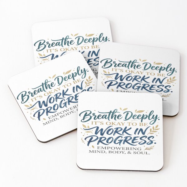 Item preview, Mind and Wellness Calligraphy Quote Design designed and sold by Solomon-Ent-144.