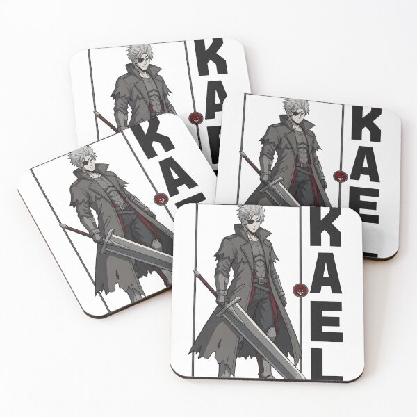 Item preview, Anime Dark Warrior Sword Character – Gothic Fantasy Samurai Design designed and sold by StickerNestYou.