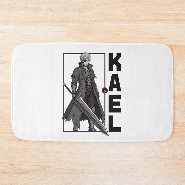 Item preview, Anime Dark Warrior Sword Character – Gothic Fantasy Samurai Design designed and sold by StickerNestYou.