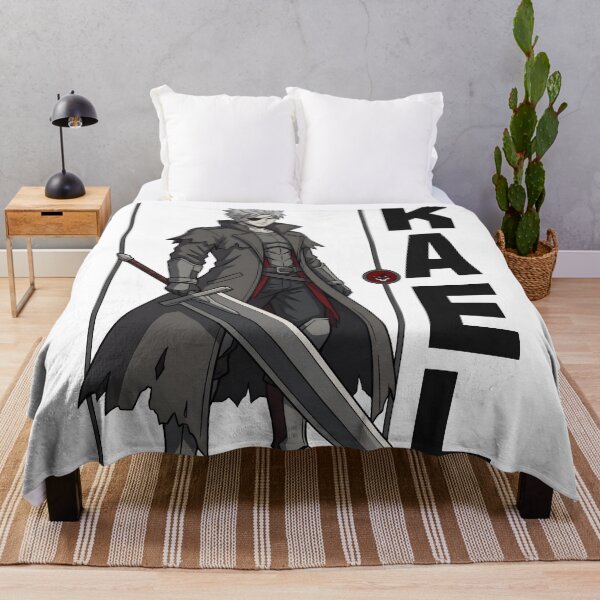 Item preview, Anime Dark Warrior Sword Character – Gothic Fantasy Samurai Design designed and sold by StickerNestYou.