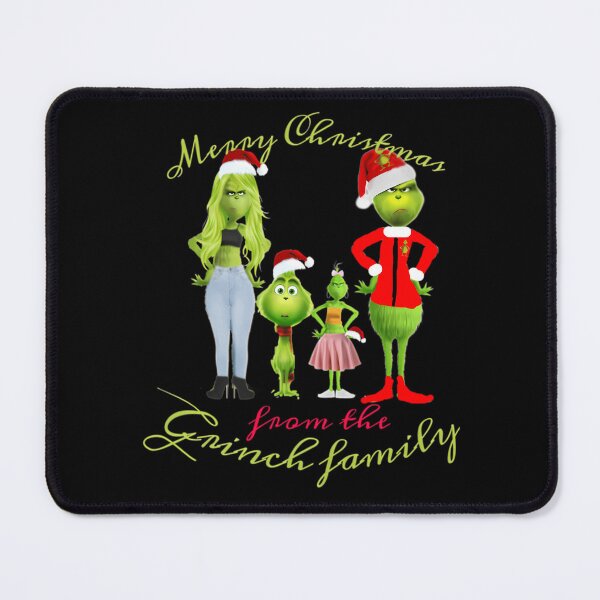 Item preview, Cute Merry Christmas From The Grinch Family designed and sold by RakeshPatelArt.