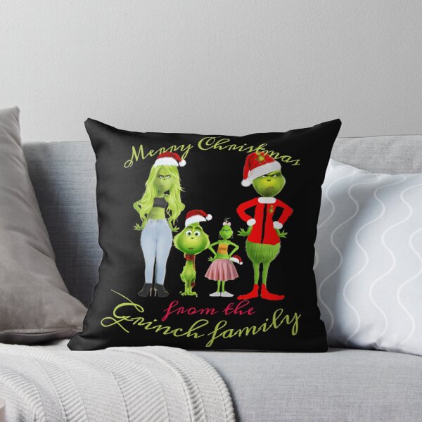 Item preview, Cute Merry Christmas From The Grinch Family designed and sold by RakeshPatelArt.