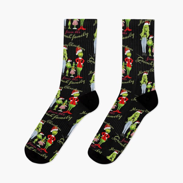 Item preview, Cute Merry Christmas From The Grinch Family designed and sold by RakeshPatelArt.