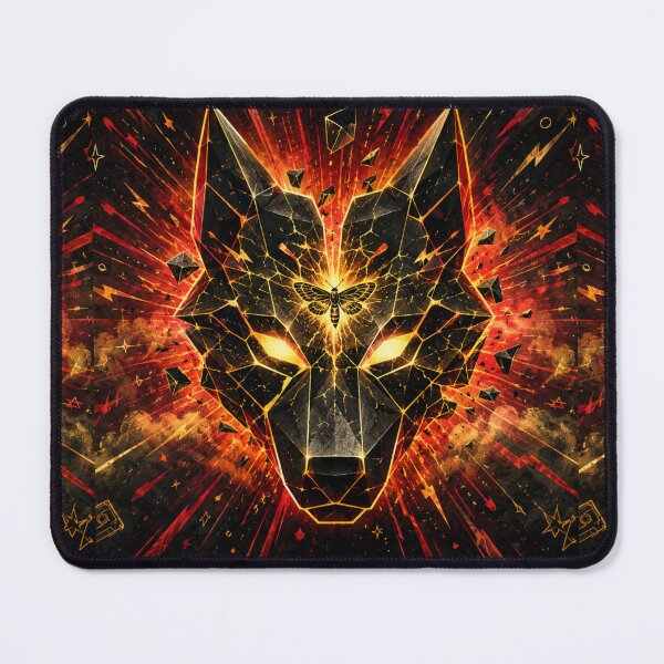 Item preview, Electric Wolf Mask Arena Rock Graphic Tee designed and sold by Fanverse Merchandise.