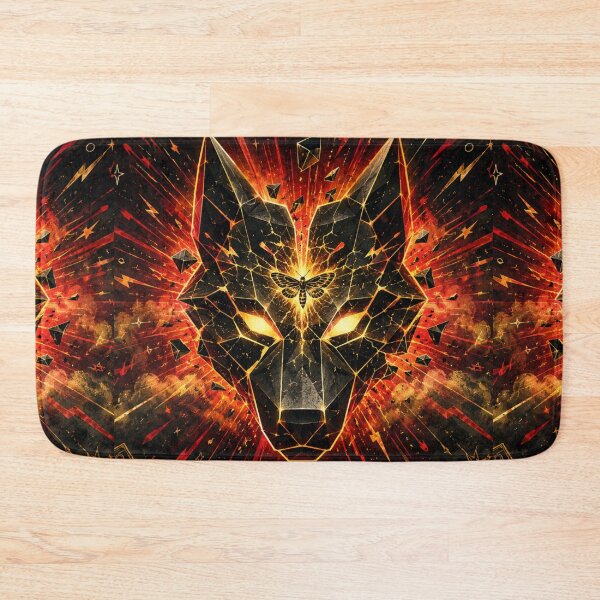 Item preview, Electric Wolf Mask Arena Rock Graphic Tee designed and sold by Fanverse Merchandise.