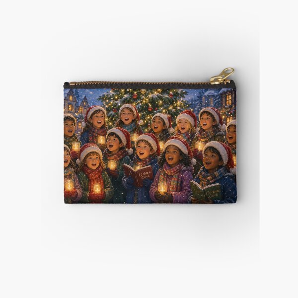 Item preview, Christmas Children’s Choir Singing Carols in a Snowy Village designed and sold by acceleratorhams.
