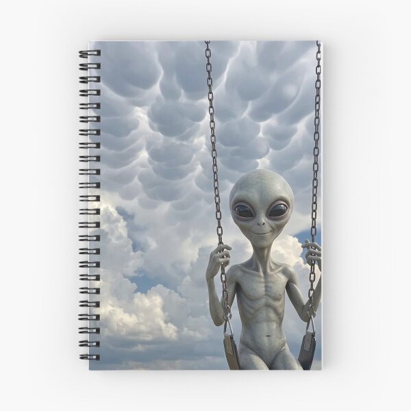 Item preview, Alien on a Swing designed and sold by MelKowasic.