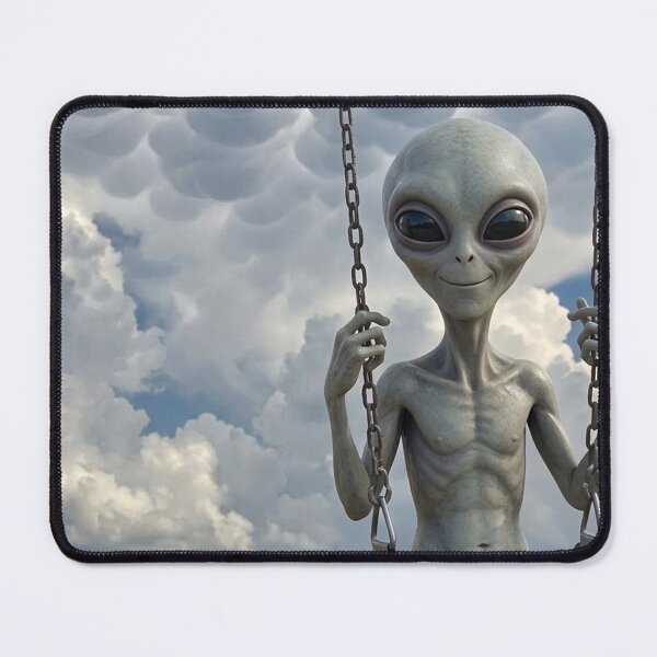 Item preview, Alien on a Swing designed and sold by MelKowasic.