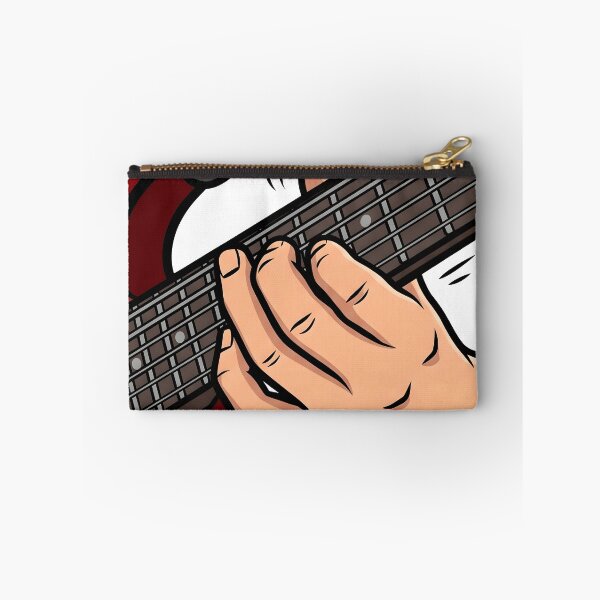 Item preview, Guitar Bass Player Hand Illustration – Musician Bass Guitar Design designed and sold by StickerNestYou.