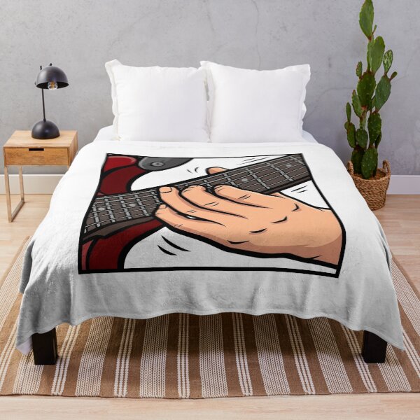Item preview, Guitar Bass Player Hand Illustration – Musician Bass Guitar Design designed and sold by StickerNestYou.