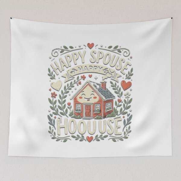 Item preview, Happy Spouse, Happy House designed and sold by My State Of Mind.