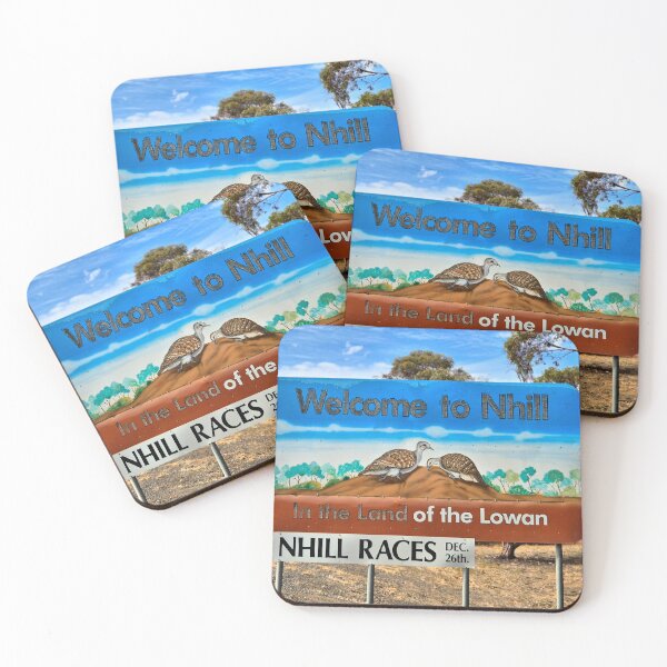 Item preview, Welcome to Nhill, town entrance sign, Victoria, Australia designed and sold by FranWest.