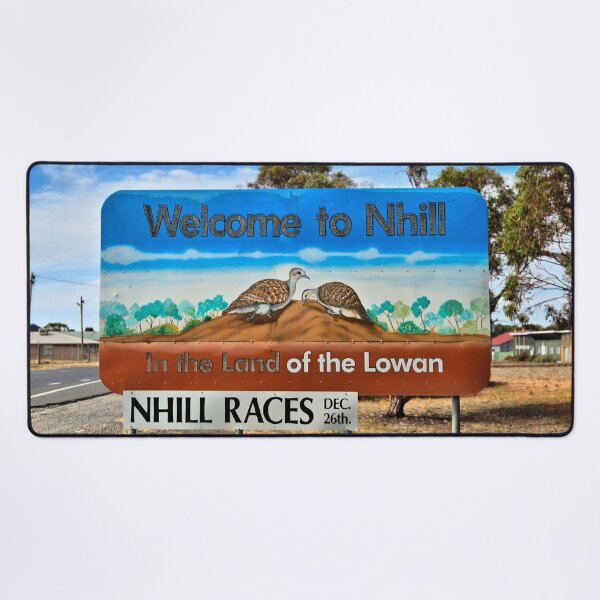 Item preview, Welcome to Nhill, town entrance sign, Victoria, Australia designed and sold by FranWest.