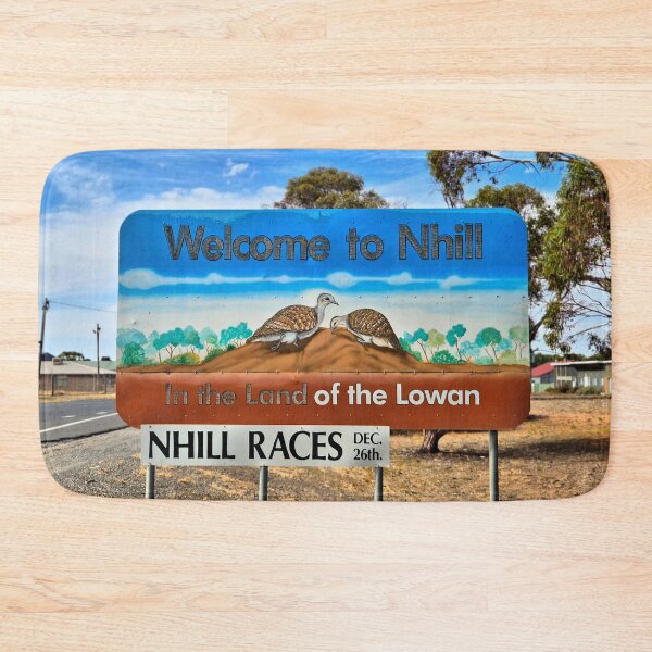 Item preview, Welcome to Nhill, town entrance sign, Victoria, Australia designed and sold by FranWest.