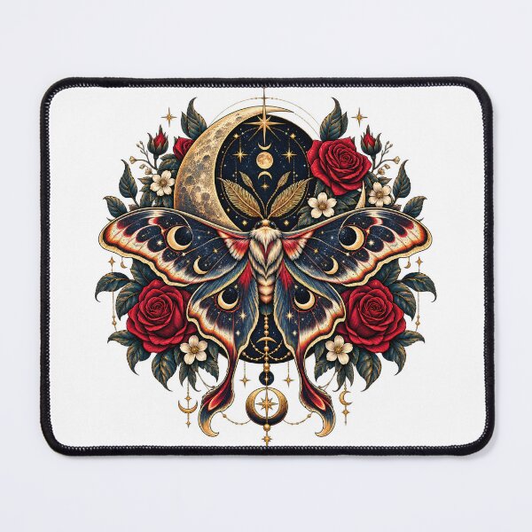 Item preview, Lunar Moth Celestial Garden Gothic Botanical designed and sold by SRK-369.