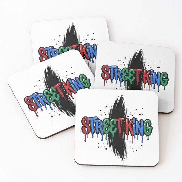 Item preview, Street King Graffiti Drip – Urban Streetwear Hip Hop Design designed and sold by StickerNestYou.