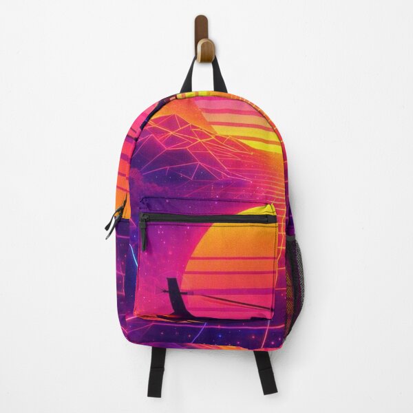 Item preview, Neon Horizon – Synthwave Helicopter Sunset designed and sold by PLtwo.