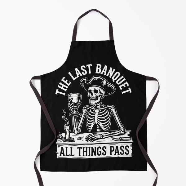 Item preview, The Last Banquet Skeleton - Pirate Memento Mori Dark Humor Gift designed and sold by SplashTastic.