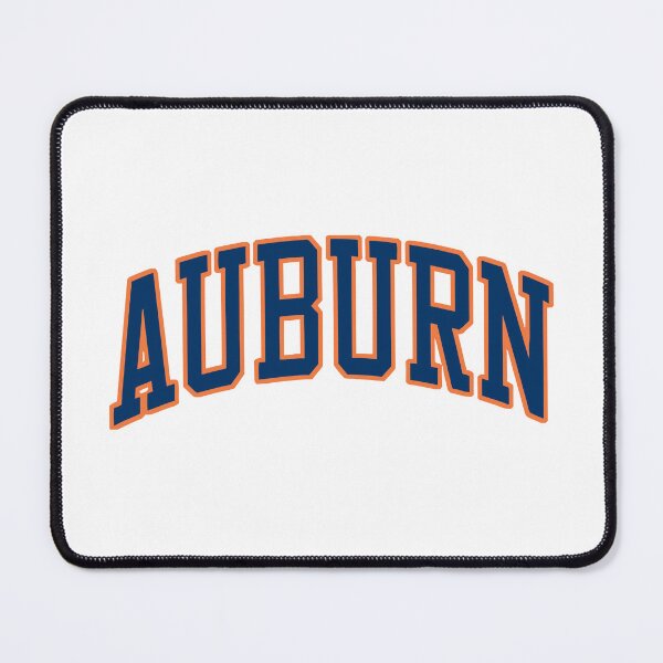 Item preview, Orange Navy Blue Athletic Block Typography designed and sold by rakmubeng.