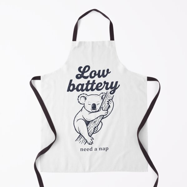 Item preview, Low Battery Koala Need a Nap – Cute Sleepy Animal Funny design designed and sold by StickerNestYou.