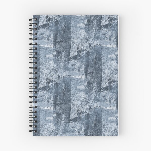 Item preview, Monochromatic Grunge Textured Abstract in Blue designed and sold by Artistestella.