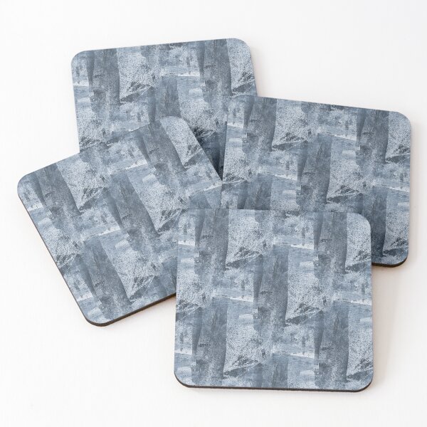 Artikelvorschau, Monochromatisches Grunge-Textur-Abstrakt in Blau entworfen und verkauft von Artistestella.