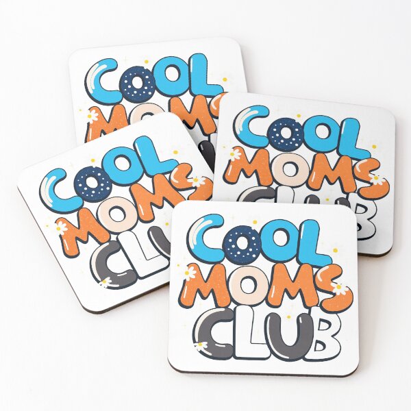 Item preview, Cool Moms Club Retro Groovy Bubble Letters designed and sold by lht6474.