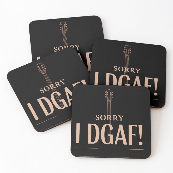 Item preview, Sorry, I DGAF! Guitar shirt designed and sold by zingbing.