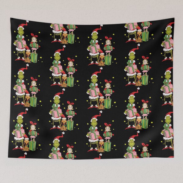 Item preview, Funny Grinch Cindy Lou Who And Max Christmas designed and sold by RobynPeckArt.