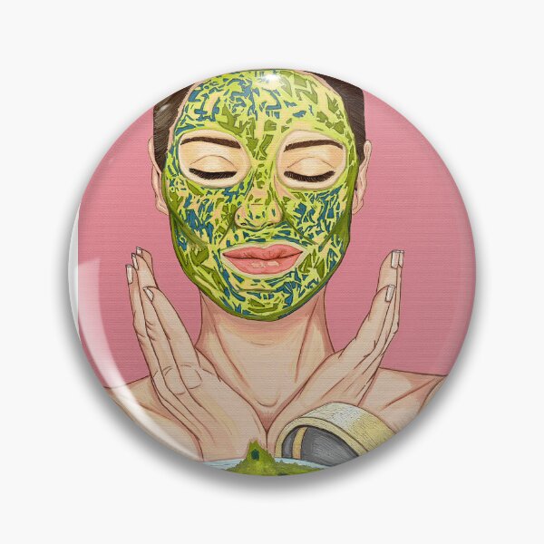 Item preview, The $16M Facial by Paula C. Jensen, digital painting, 2026. designed and sold by PollywogDesigns.