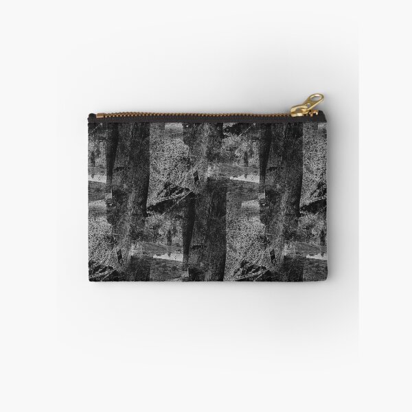 Item preview, Monochromatic Grunge Textured Abstract in Black designed and sold by Artistestella.