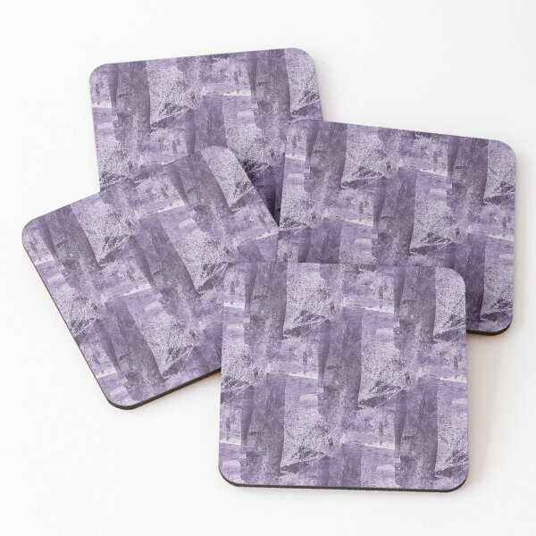 Item preview, Monochromatic Grunge Textured Abstract in Purple designed and sold by Artistestella.