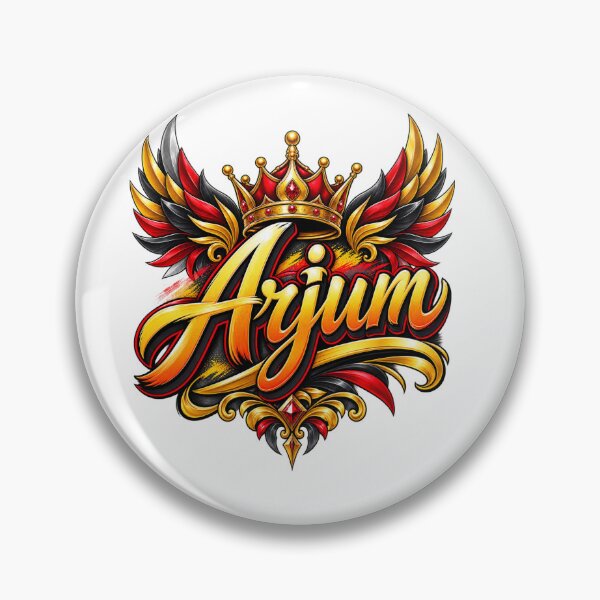 Item preview, Arjun Royal Crown Wings Typography designed and sold by Design Sounds Studio.