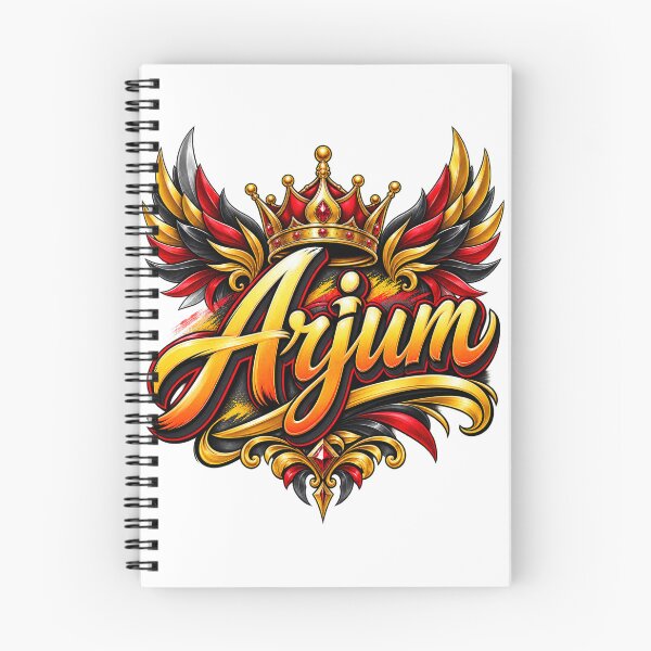 Item preview, Arjun Royal Crown Wings Typography designed and sold by Public Nature View Places.