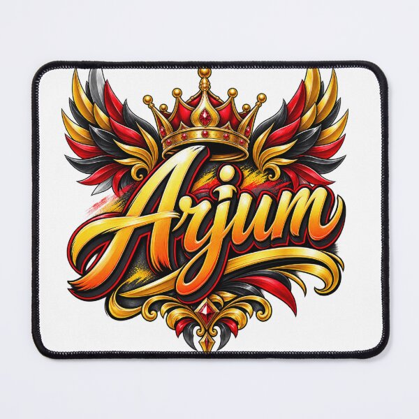 Item preview, Arjun Royal Crown Wings Typography designed and sold by Design Sounds Studio.
