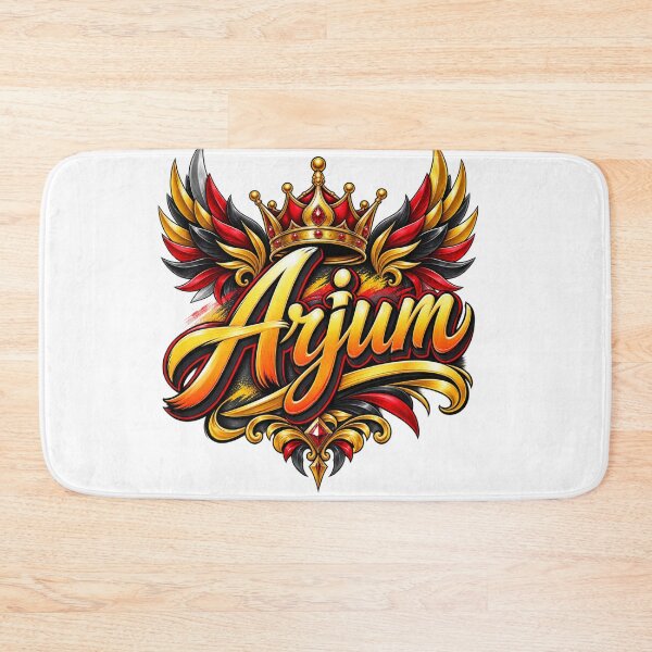 Item preview, Arjun Royal Crown Wings Typography designed and sold by Design Sounds Studio.