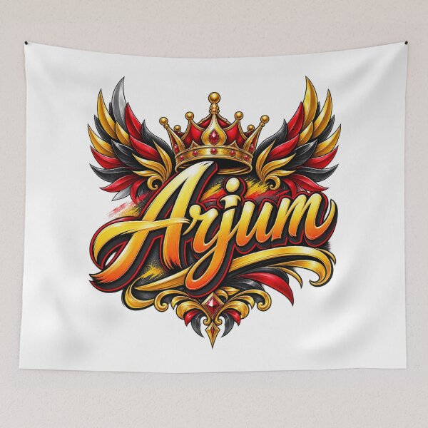 Item preview, Tipografía de alas de corona real de Arjun designed and sold by Design Sounds Studio.