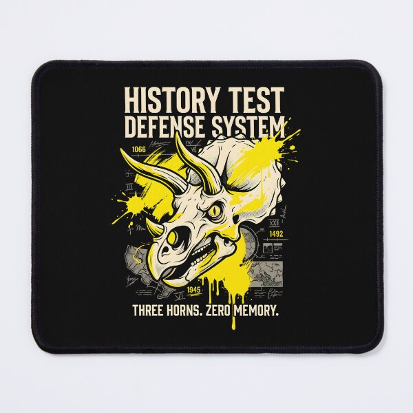 Item preview, History Test Defense System - Triceratops Dinosaur Paleontology Gift designed and sold by SplashTastic.