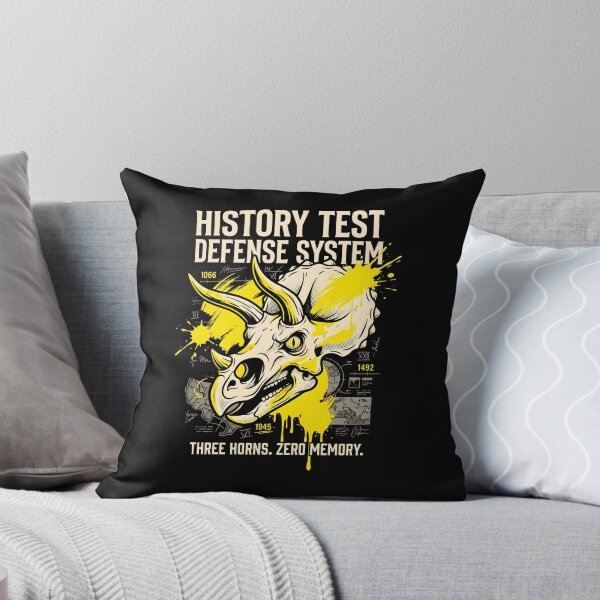 Item preview, History Test Defense System - Triceratops Dinosaur Paleontology Gift designed and sold by SplashTastic.