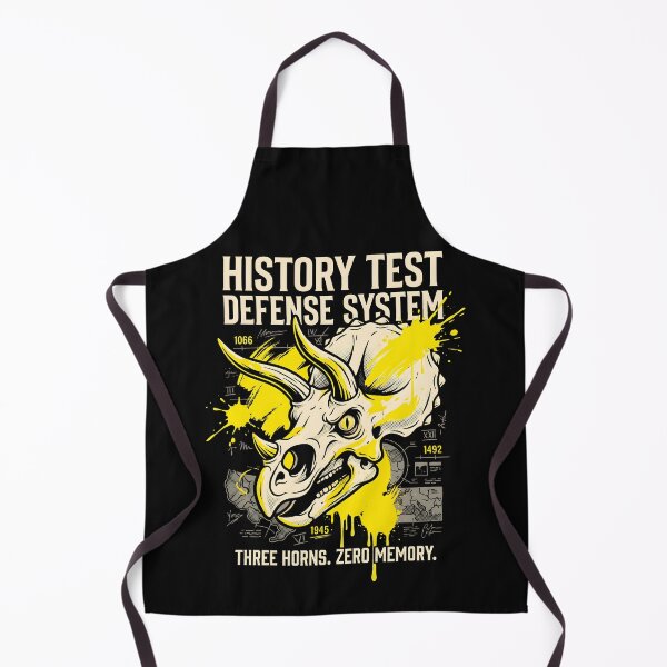 Item preview, History Test Defense System - Triceratops Dinosaur Paleontology Gift designed and sold by SplashTastic.