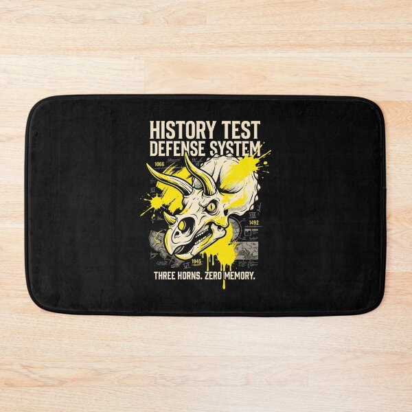 Item preview, History Test Defense System - Triceratops Dinosaur Paleontology Gift designed and sold by SplashTastic.