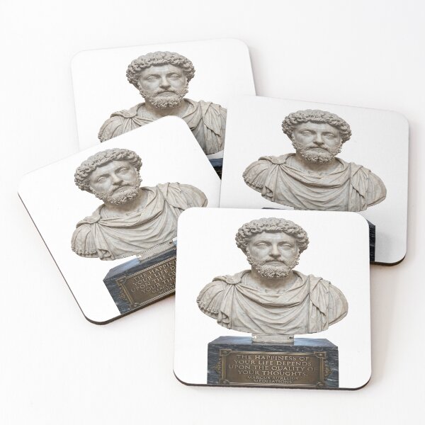 Item preview, Marcus Aurelius bust with Meditations quote designed and sold by Solomon-Ent-144.