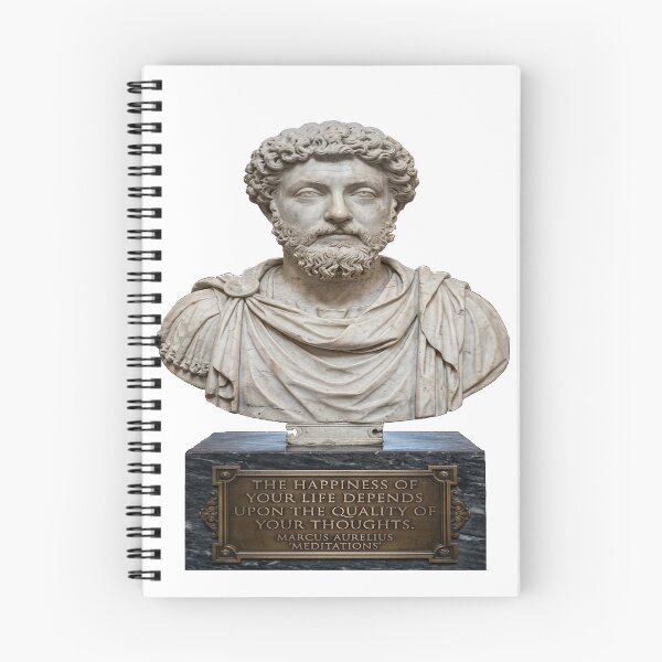 Item preview, Marcus Aurelius bust with Meditations quote designed and sold by Solomon-Ent-144.