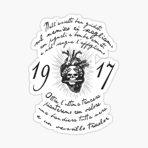 Arditi ! (fiamme nere) Sticker