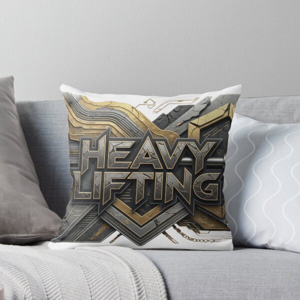 Item preview, Eye-Catching Orange HEAVY LIFTING designed and sold by dazzlemakers.