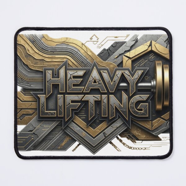 Item preview, Eye-Catching Orange HEAVY LIFTING designed and sold by dazzlemakers.