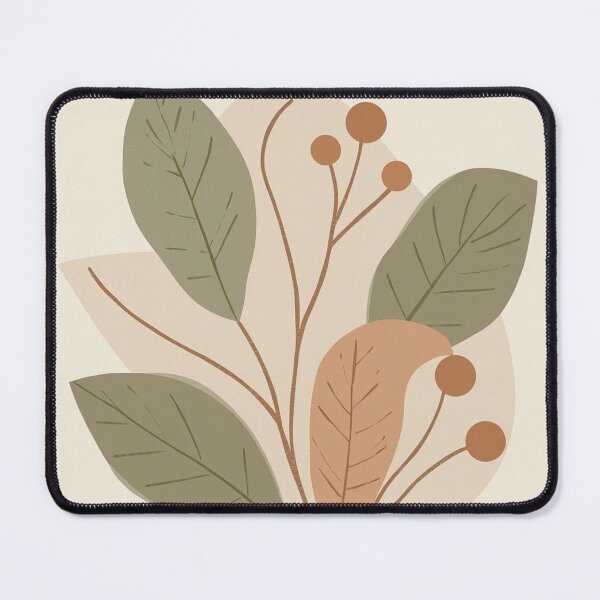 Item preview, Minimalist Botanical Collage Sage Green and Terracotta Leaves designed and sold by Zaramodo.