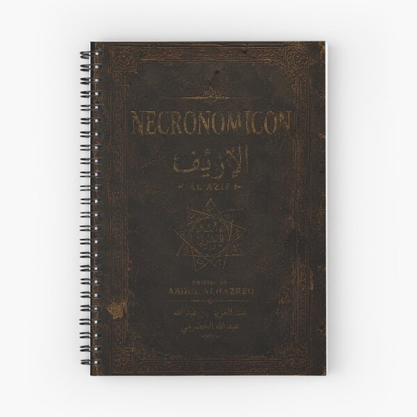 Item preview, Necronomicon Al Azif Abdul Alhazred Occult Grimoire Cover designed and sold by Extravanganzza.