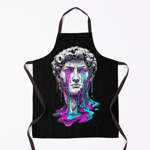 Item preview, Melting Cyber Statue Synthwave Vaporwave David Art designed and sold by ZoneMerch.
